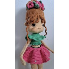 Gonulella Amigurumi Örgü Oyuncak Mercan Bebek