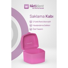 Aktident Protez Saklama Kutusu - Pembe