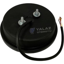 12V STOP LAMBASI LEDLİ (PARK-FREN-SİNYAL) (YUVARLAK) (140 MM)