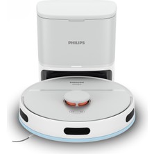 Philips XU2100/20 2000 Serisi Islak Kuru Moplu Istasyonlu Robot Süpürge Beyaz