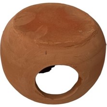 Atılım Akvaryum Delikli Yatay Küp Yuvalık, Akvaryum Yuvalıkları Saksı Dekoru 17cm