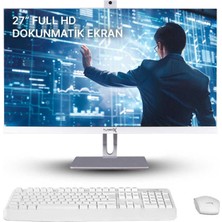 Turbox TAX1334 I5 4440 16GB Ram 1tb SSD 27 Inç Full Hd Dokunmatik Bt Webcam Wifi All In One Pc