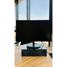 Camsan Temper Cam Monitör Yükseltici | Bilgisayar Ekran Yükseltici | 8mm Cam Yükseltici Stand | 22*32 cm