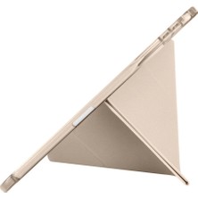 RedClick Apple iPad Pro 11 2024 Kılıf Redclick Tri Folding Kalem Şarj Bölmeli Standlı Kılıf