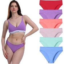 Giorgina Ferri Likralı 6'Lı Kutu Premium Slip Külot Laura G-006 D