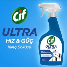 Cif Ultra Hız & Güç Kireç Sökücü Sprey Leke ve Kir Çıkarıcı 1000 ml