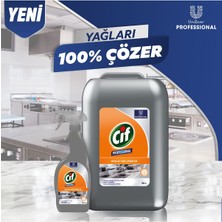 Cif Yağ Çözücü Pro Yağ Çözücü Sprey 750 ml 3 Adet