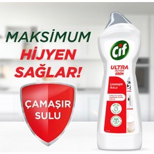 Cif Krem Yüzey Temizleyici Çamaşır Suyu Katkılı Ultra Hijyen 675 ml 4 Adet