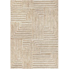 Decomia Home Dijital Baskı İskandinav Jüt Görünümlü Halı