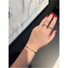 Asteria Jewelry Baguet. Serenay Kelepçe Bileklik