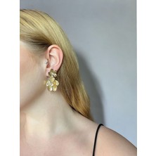 Asteria Jewelry Çiçekli Küpe
