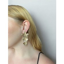 Asteria Jewelry Sallantılı Çiçekli Küpe
