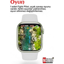 44 mm Watch 7 Akıllı Saat T700S Beyaz Siyah Beyaz 2 Yıl Ithalatçı Garantili  Siyah 200-300 Mah