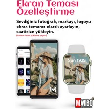 44 mm Watch 7 Akıllı Saat T700S Beyaz Siyah Beyaz 2 Yıl Ithalatçı Garantili  Siyah 200-300 Mah