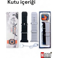 Çok Renkli Akıllı Saat Watch 8 Ultra 45MM 1.99 Inç Türkçe Tüm Telefonlara Uyumlu Bluetooth Arama gr