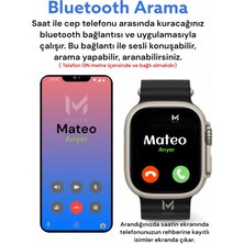 Çok Renkli Akıllı Saat Watch 8 Ultra 45MM 1.99 Inç Türkçe Tüm Telefonlara Uyumlu Bluetooth Arama gr