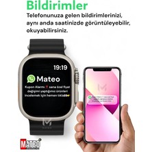 Çok Renkli Akıllı Saat Watch 8 Ultra 45MM 1.99 Inç Türkçe Tüm Telefonlara Uyumlu Bluetooth Arama gr