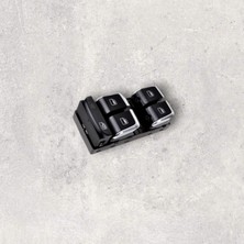 8K0959851F Cam Açma Anahtarı 4'lü Krom - Audı A4 2008-> - A5 2008-2011 - Q5 2009->