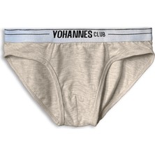 Yohannes Club Erkek Çocuk Pamuklu Iç Çamaşırı; Slip (Bulut Mavi,Yeşil, Kahve M.)