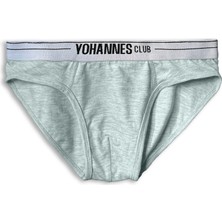 Yohannes Club Erkek Çocuk Pamuklu Iç Çamaşırı; Slip (Bulut Mavi,Yeşil, Kahve M.)