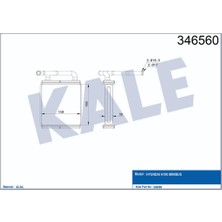 Parçafix Kalorifer Rdayatörü Brazing H100 Klimali (165X170X44)