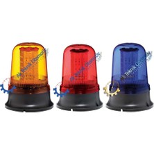 Parçafix Doner Ikaz Lamba Ledli 12V24V Kirmizi