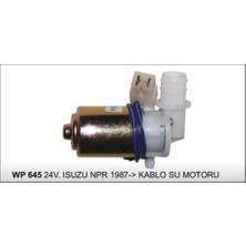 Parçafix Cam Su Motoru 24V Isuzu Nkr 1986->KABLOLU