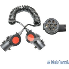 Parçafix 7 Li N Tipi Tir Plastik Romork Kablosu Dışi Takım