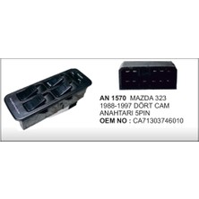 Parçafix Cam Dugmesi Tekli Mazda 323 Cam Acma Kapama