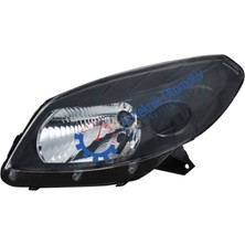 Parçafix Far Sağ Dacia Sandero 2011-2013 Siyah Cerceve