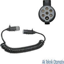 Parçafix 7 Li S Tipi Tir Plastik Romork Kablosu Erkek Takım