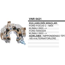 Parçafix Diot Tablasi Fiesta Focus Cmax Peugeot 117MM