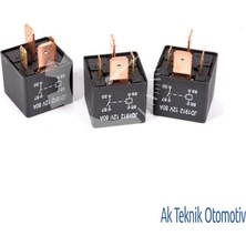 Parçafix Guclu Role 12V 80A 4 Uclu Uzun Omurlu Braketli