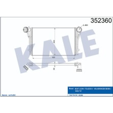 Parçafix Intercooler Leon Toledo Ii Volkswagen Bora Golf 4 1.9 Tdi 2000-
