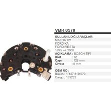 Diot Tablasi Mazda 121 Ford Ka Fiesta 95..02