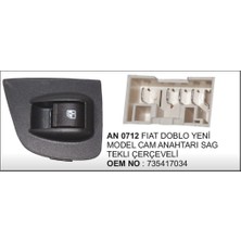 Parçafix Cam Dugmesi Sağ Cerceveli Doblo Fiorino Ym Mavi