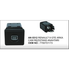 Parçafix Arka Cam Rezistans Anahtarı R9