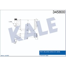 Turbo Radyatörü Astra H Zafira (Al Pl Brz) (262X181.5X62)