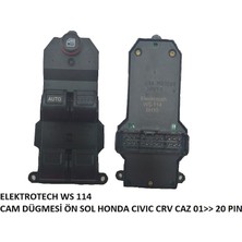 Cam Dugmesi On Sol Honda Civic Crv Caz 2001- 20 Pin
