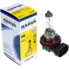 Parçafix Narva !12V H11 55W Far ve Sis Ampulu PGJ19-2 Uzun Omurlu
