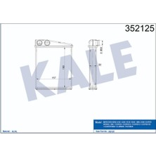 Kalorifer Al Pl Brz A180 A200 B180 B200 W169 2004- W245 2005-