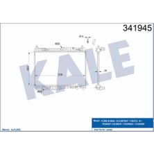 Radyatör Ford Bmax Ecosport Fiesta Tourneo Courier Courier