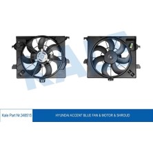 Fan Motoru Davlumbazlı Accent Blue 1.6 Crdi 2011-