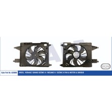 Parçafix Fan Motor Davlmbzli Megane 1997-99 Megane 2 Scenic 2 (190W 380MM