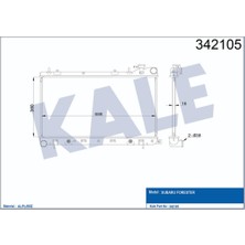 Parçafix Radyatör Subaru Subaru Forester (Al Pl Brz)