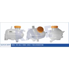 Radyatör Yedek Su Deposu Kapaklı Opel Agila 1.0 1.2 16V Twinport