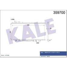 Parçafix Radyatör 323 C V 323 P V 323 S V (Al Pl Brz) (330X688X16)