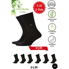 Premium Natural Socks Bambu Erkek Soket 6 Lı(Altın Serisi) (Parfümlü Soft Yıkama)