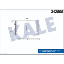 Parçafix Klima Kondenseri Toyota Auris Avensis Corolla Uyumlu Verso (Al Al)