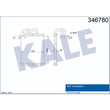 Kalorifer Radyatörü Sorento 2002- (Ac+Klimasiz) (195X165X18)